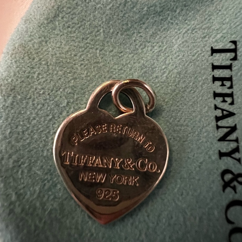 Return to Tiffany Pink Enamel Heart
